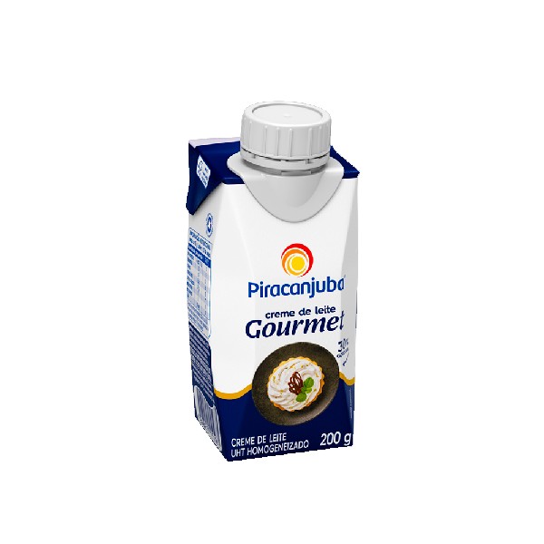 Mostrar detalhes de Creme de Leite Goumet 200g - PIRACANJUBA Imagem de Creme de Leite Goumet 200g - PIRACANJUBA